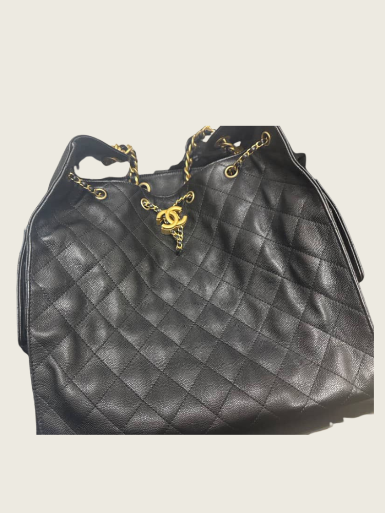 CHANEL 25 MEDIUM - BLACK - EXCELLENT CONDITION