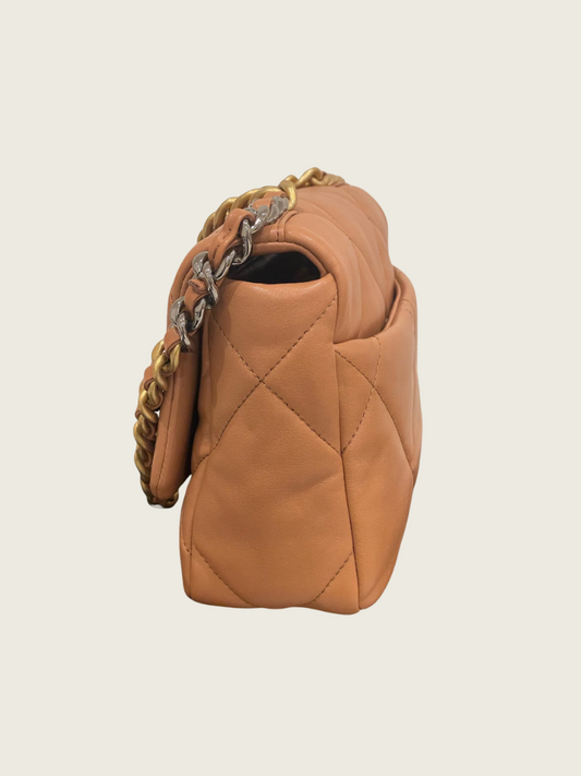 Chanel 19 leather Handbag - Tan! Excellent Condition!