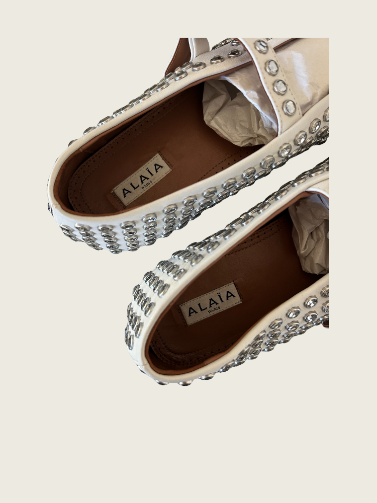 ALAIA strass lambskin ballet flats - Size 41 - Mint Condition