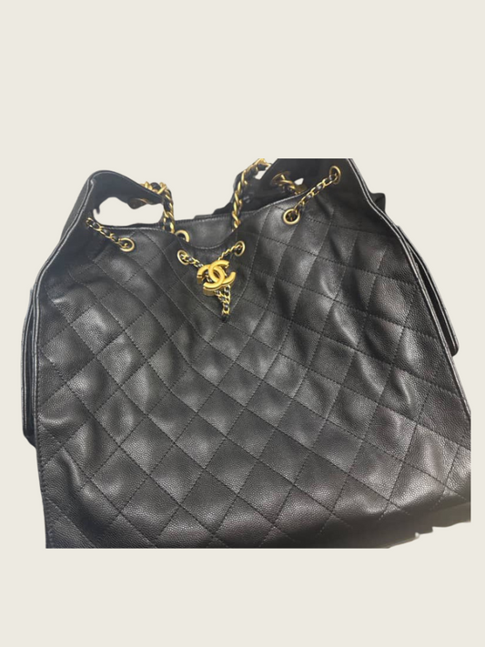 CHANEL 25 MEDIUM - BLACK - EXCELLENT CONDITION