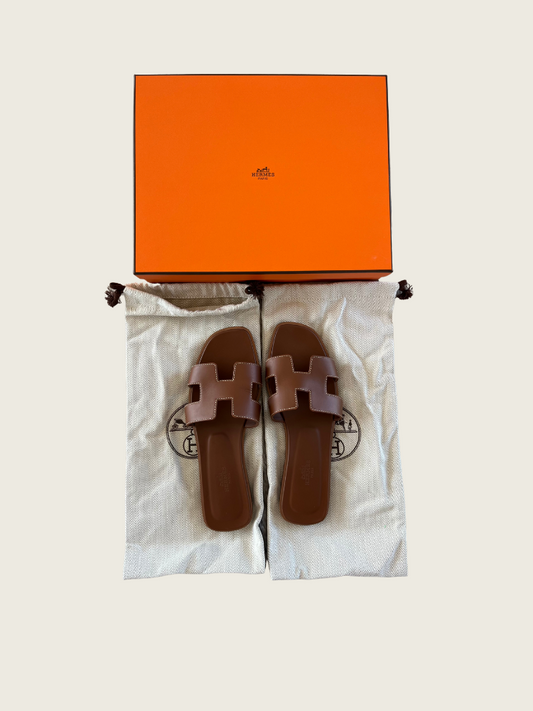 Hermes Oran - size 37.5 - Good Condition