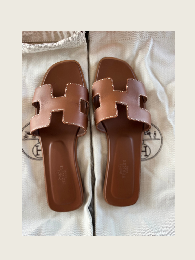 Hermes Oran - size 37.5 - Good Condition