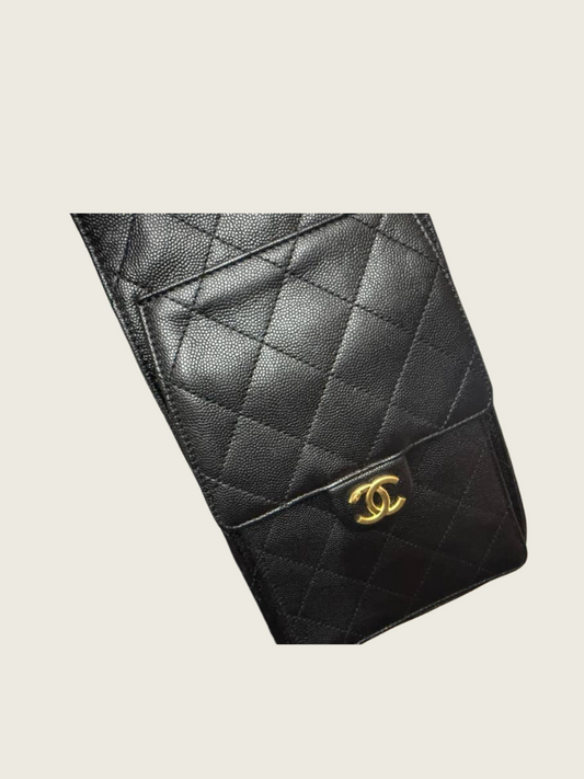 CHANEL 25 MEDIUM - BLACK - EXCELLENT CONDITION