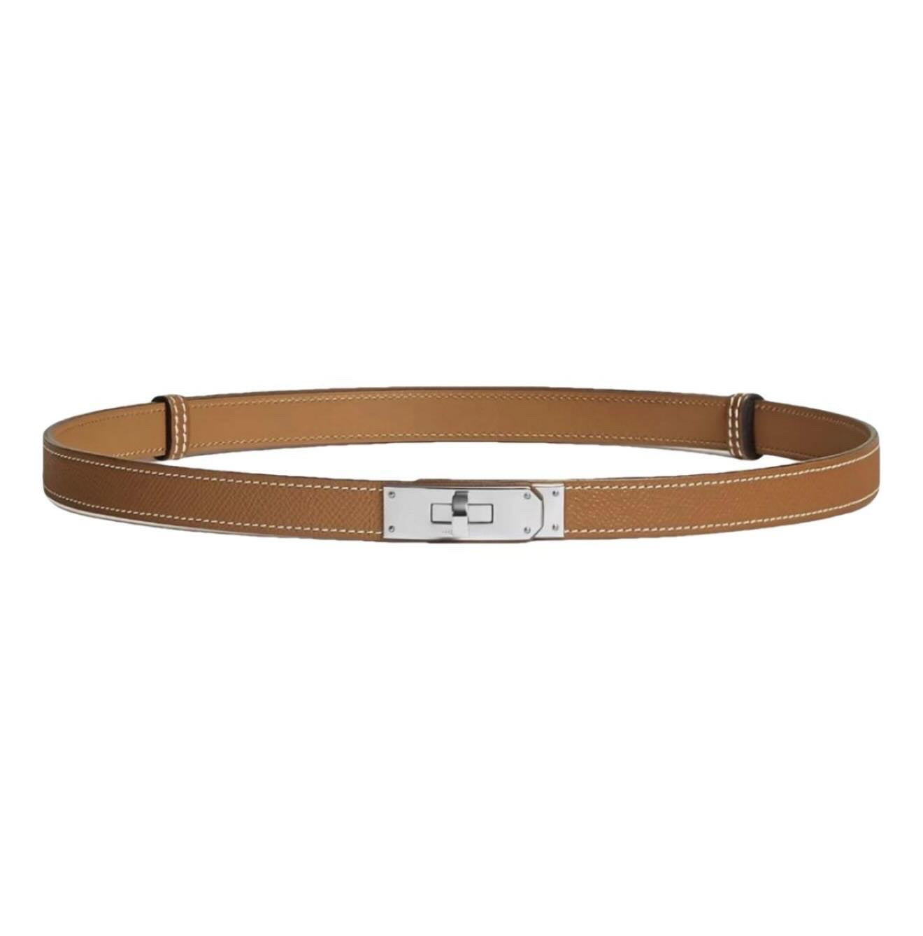 HERMES KELLY 18 BELT - SILVER - BRAND NEW image 0