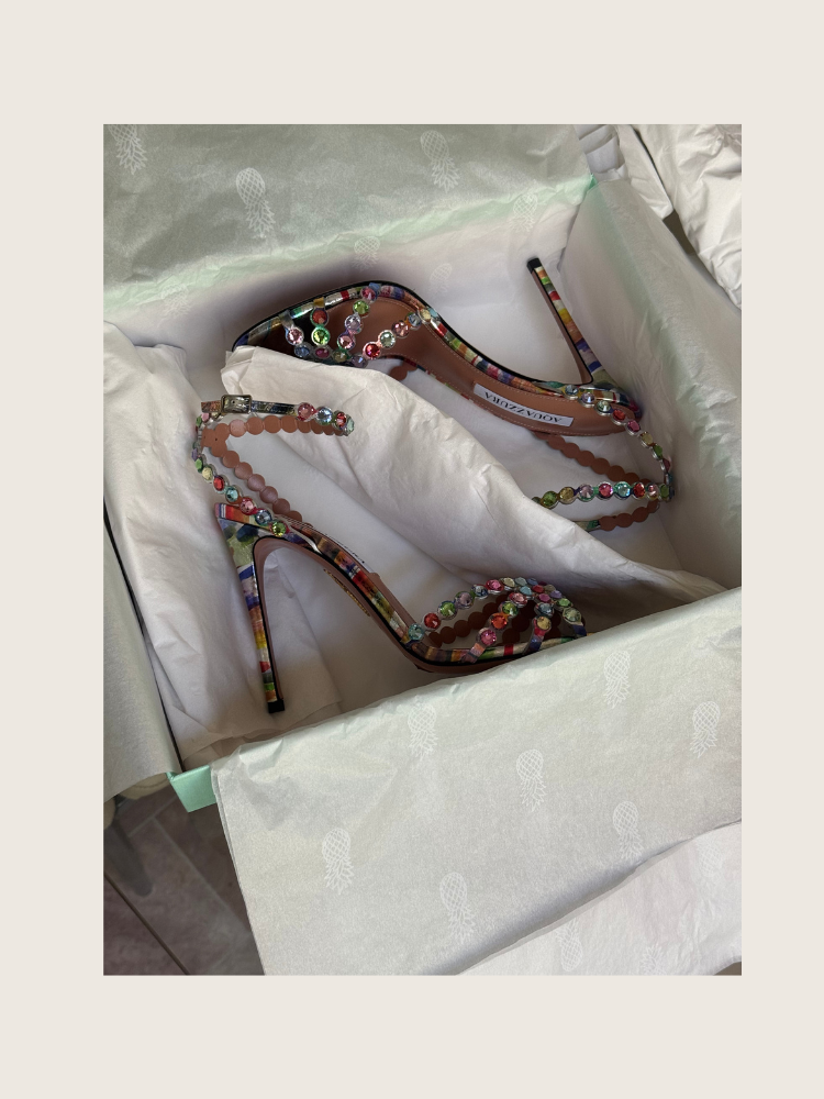 Aquazzura Tequila 105 heels in size 38 - Excellent Condition
