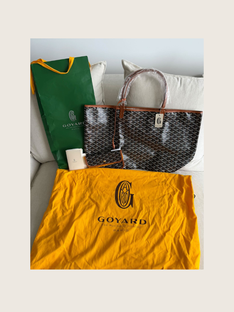 Goyard Saint Louis - GM Black & Tan - Excellent Condition