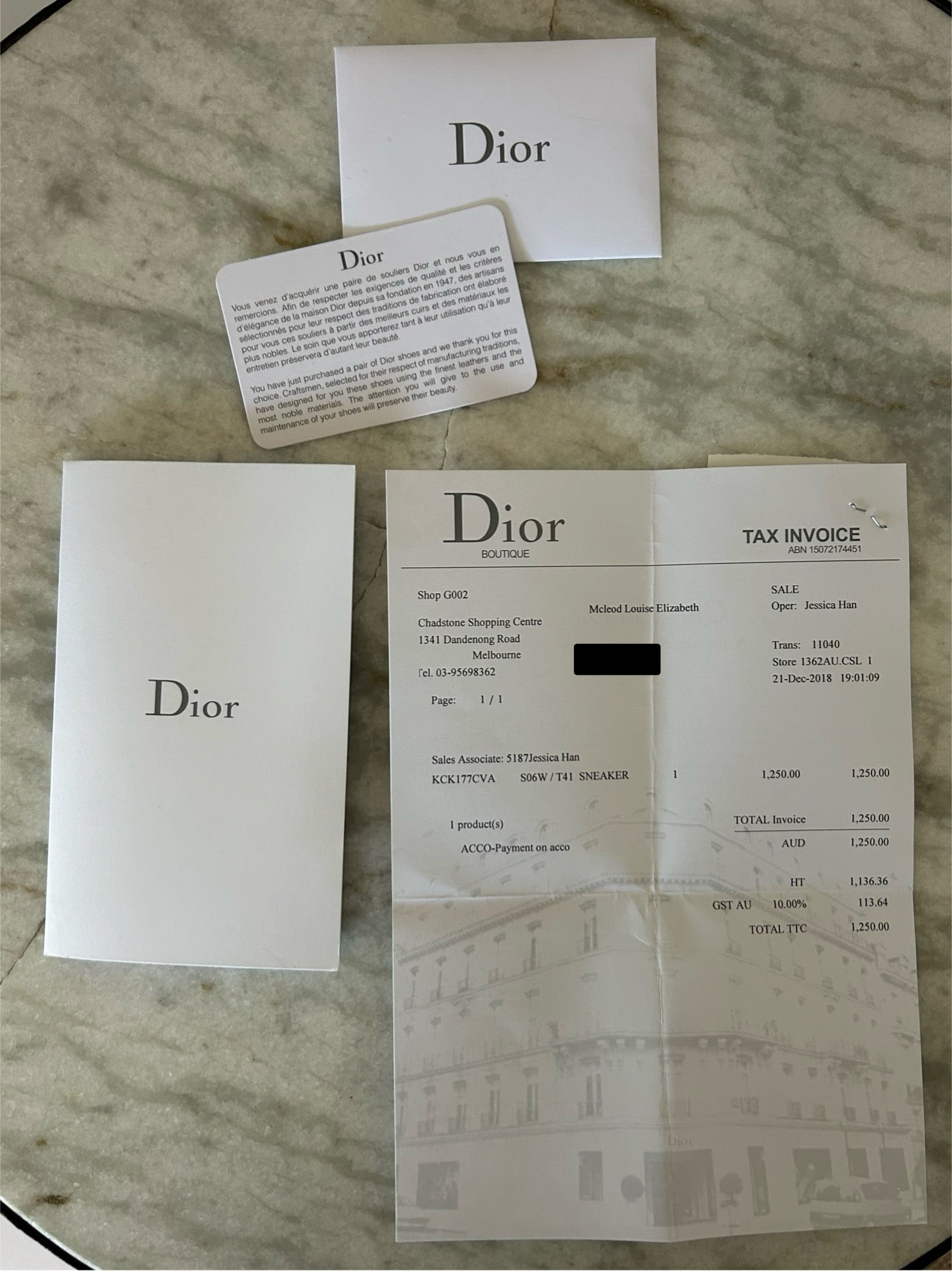 DIOR - WALK n DIOR SNEAKERS size 41 image 2