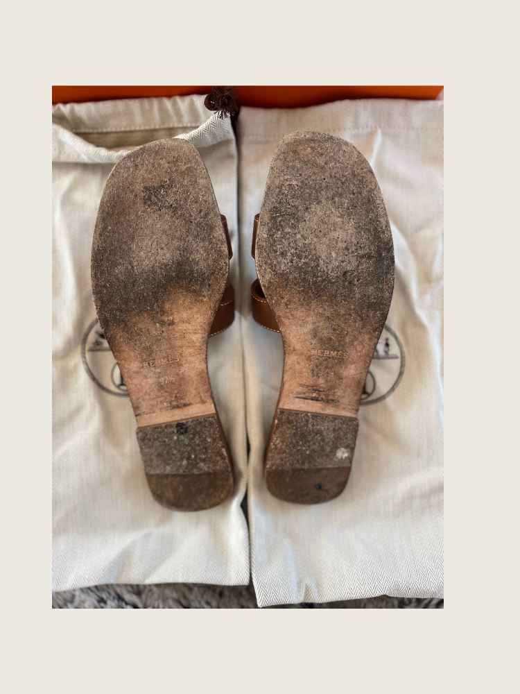 Hermes Oran - size 37.5 - Good Condition