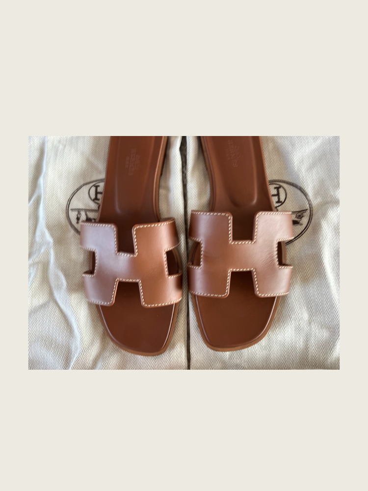 Hermes Oran - size 37.5 - Good Condition